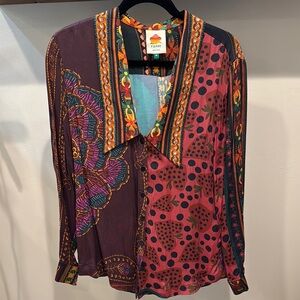 Farm Rio Multicolor Patterned Women's Top